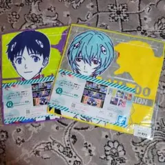 エヴァンゲリオン一番くじ　G賞　タオルアソート　ハンドタオル　2枚