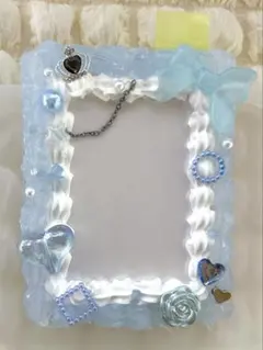 水色ホイップデコトレカケース縦向き