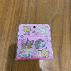 正規品 おはじきシールフレーク 日焼けキティ サンリオ