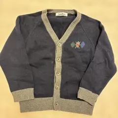 familiar カーディガン 110 ネイビー