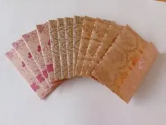 ハンドメイド ミニ封筒 クラシッククラフト×箔押し 12枚 おまけ入れ 紙もの