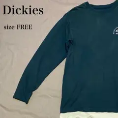 Dickies ディッキーズ レイヤード カットソー ロンT ネイビー フリーのサムネイル