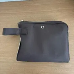 エミレーツ航空　ブルガリ　旅行用化粧品ポーチ ブラウン　ビジネス　訳あり