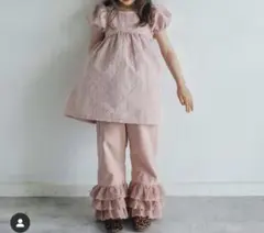 softcheese フリル付きピンクパンツ