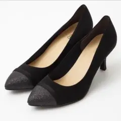 AIMER セパレートラメパンプス