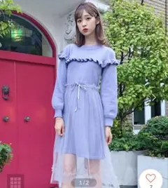titty&Co. ニットワンピース チュール snidel riendaのサムネイル