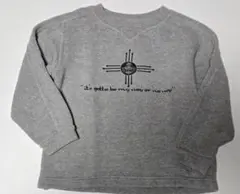 HYSTERIC MINIグレー トレーナーバックプリントあり110