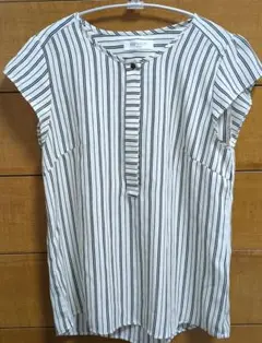 OFUON ストライプ 半袖シャツ サイズ38