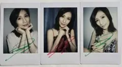 JULIA サイン入り チェキ 3枚セット