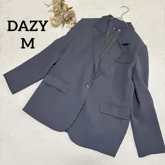 【DAZY】テーラードジャケット M 大きめ シンプル 羽織 春秋 着回し