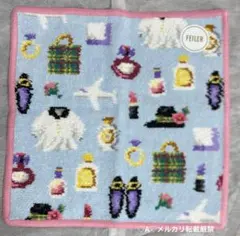 新品♡ FEILER フェイラー 伊勢丹 羽田 タオルハンカチ ペールブルーのサムネイル