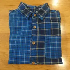 UNIQLO チェック長袖シャツ　120cm