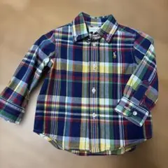 Ralph Lauren チェック柄 長袖シャツ 12M