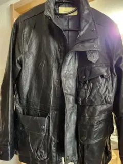 Journal Standard ブラックレザージャケット L