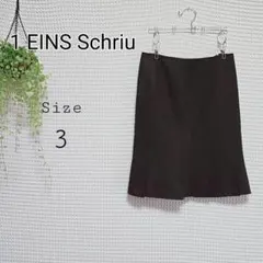 1EINS Schriu ブラック フレアスカート サイズ3のサムネイル