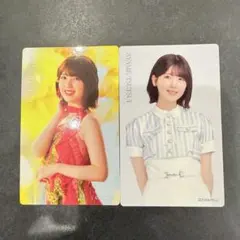 筒井あやめ ビジュアルカードセット 是非に及ばず A B 2枚セット