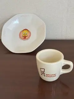 ミスタードーナツ 35周年記念 マグカップ トゥイーティー プレート