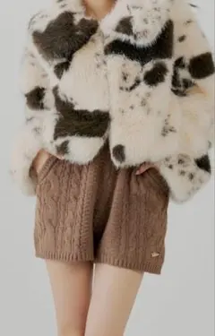 Chicoニットショーパンツ