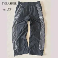 ★THRASHER スラッシャー ナイロン 配色切り替え トラックパンツ XLのサムネイル