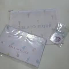 たまひよ ジェラートピケ マタニティポーチ＆マタニティマーク