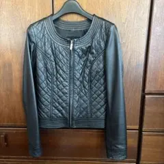VICKY ブラックレザー ジャケットのサムネイル
