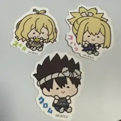 Dr.STONE んまほっぺステッカー コハク クロム スイカ