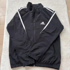 adidas キッズ ジャージ ジャケット ブラック 140