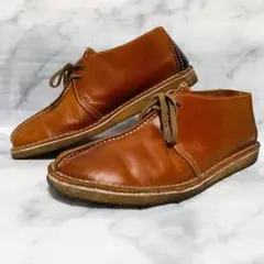 本革 リアルレザーシューズ 茶 27.0cm クラークス系