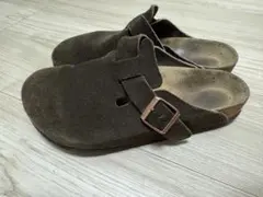 ビルケンシュトック ボストン オイルドレザータ タバコブラウン ナロー