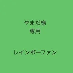 やまた様専用　レインボーファン