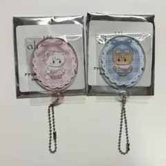 GIGO リルアラモード　アクリルミラーキーホルダー ムース ラテmikko