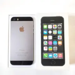 Apple iPhone 5s 16GB スペースグレー 本体、箱付き