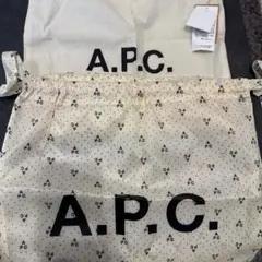 【新品】A.P.C. アーペーセー　ショッパー　買い物袋　エコバッグ 2枚セット