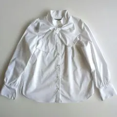 極美品★セオリーリュクス 長袖シャツ ボウタイ ホワイト 24SSのサムネイル