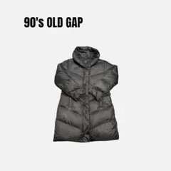 90s old GAP 茶 ダウン コート アーカイブ ダークブラウン 希少
