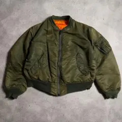 70s 80s USA製　ALPHA MA-1 フライトジャケット