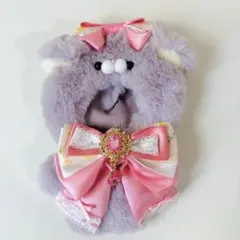 ちびぐるみ用おすわりぬい服 ねこみみ - メルカリ