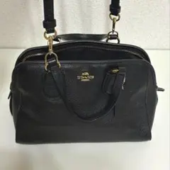 【美品・型番33735】COACH ミニクリスティキャリーオール 2wayバッグ