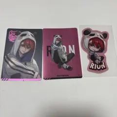 RION CRAZY RACCOON カード ステッカー セット