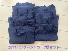 ZETT ネイビー　アンダーシャツセット