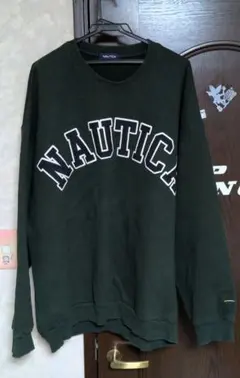NAUTICA トレーナー ダークグリーン