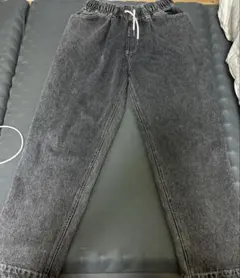 グレー イージーパンツ ゴムウエスト