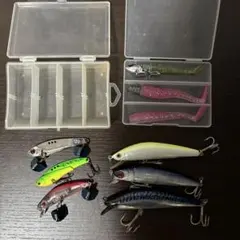 釣りルアーセット 多色 収納ケース付き