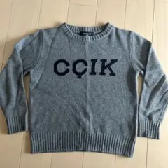 COMME CA ISM 120㎝　グレーセーター