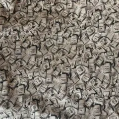 本のイラスト プリント生地 綿