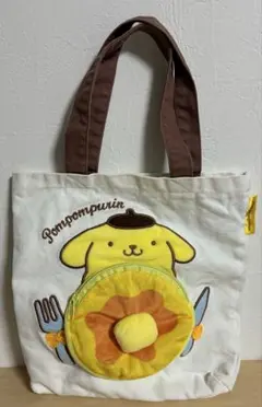 ポムポムプリン 一番くじ トートバッグ パンケーキ