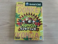 任天堂ゲームキューブ用ソフト『ドンキーコンガ』【中古品・動作未確認】
