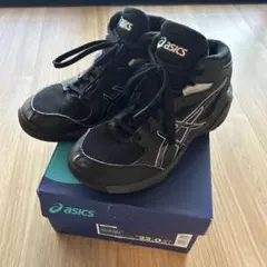 asics ダンクショット　バスケットボールシューズ　 22.0cm 黒