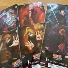 NARUTO 疾風伝 一番くじ フィギュア ビジュアルシート セット - メルカリ