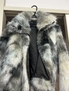 JEANASIS グレー系ファーコートのサムネイル